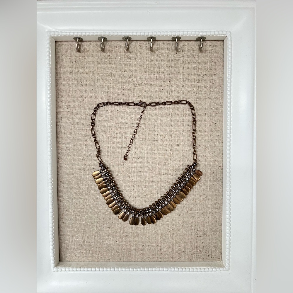 JCrew Gold statement necklace